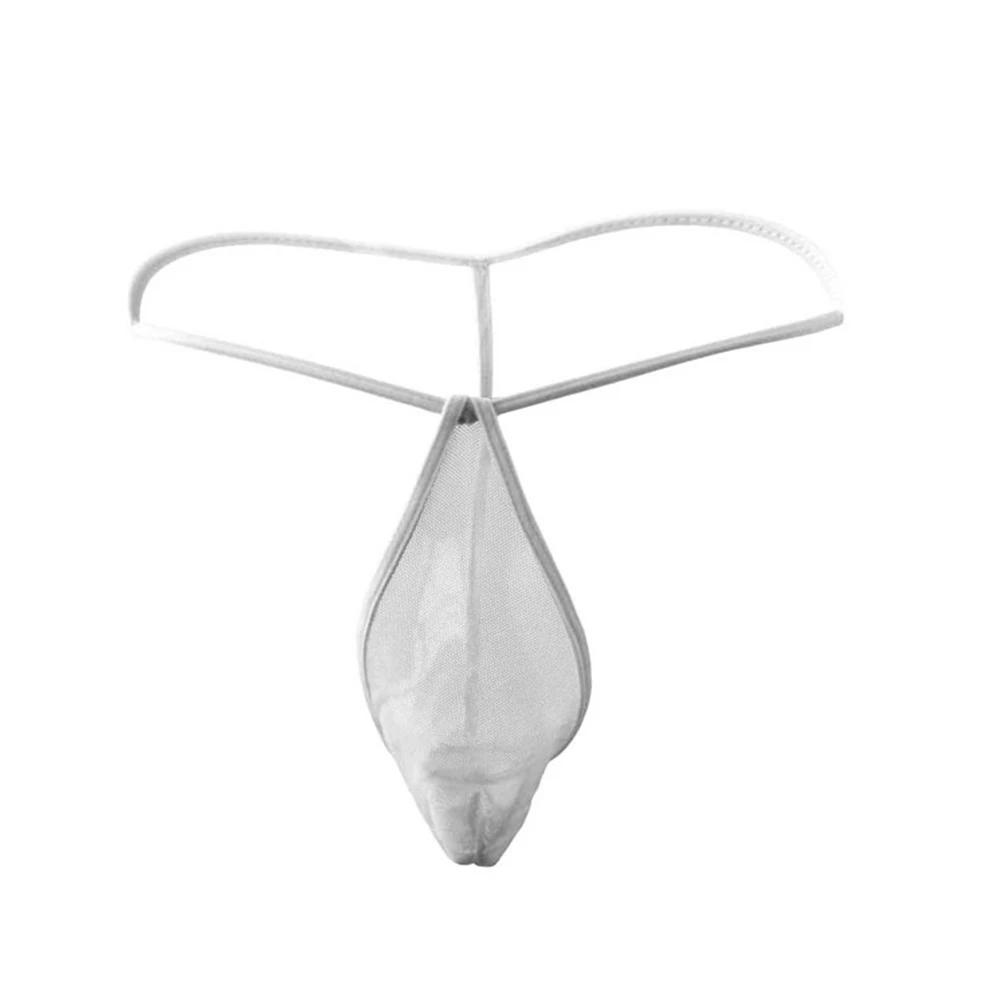 Men Sexy Sheer Mesh Low Rise Bulge Pouch G-string Men\'s Panties Brazilian Underwear Sex Toys Briefs From 18 For Men Underpants