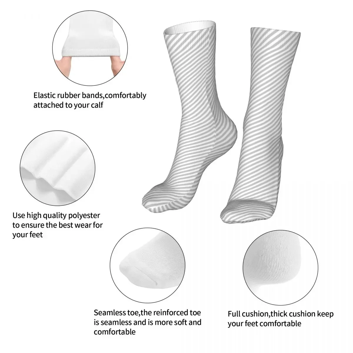 줄무늬 회색 여성 양말, 2022 남성 스포츠 양말, 신제품