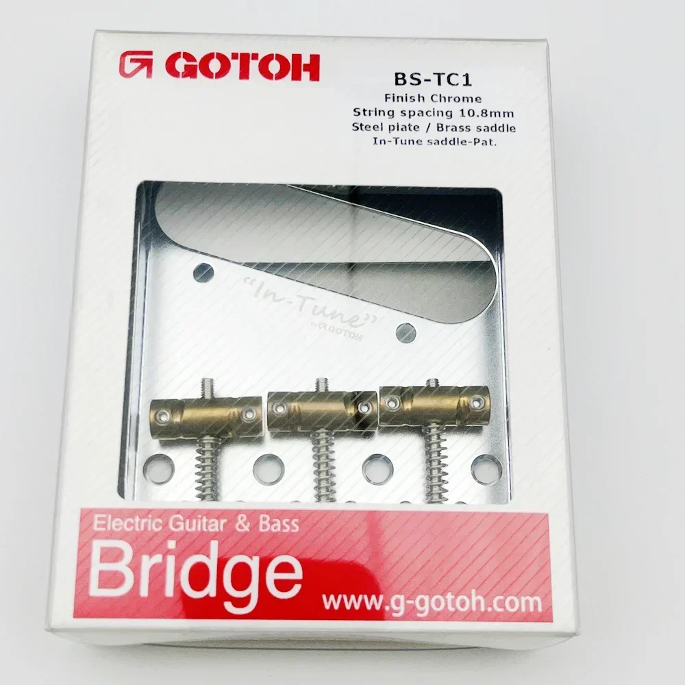 GOTOH  BS-TC1 Vintage Electric Guitar Fixed Bridge Chrome - Made in Japan for Enhanced Performance And Durability