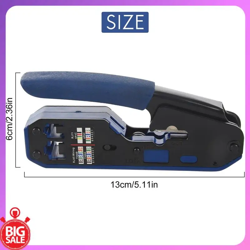 صفقة كبيرة Rj45 أداة شبكة المكشكش كابل تجريد ذو طيات متجرد لموصل Rj45 Cat6 Cat5e Cat5 Rj11 Rj12