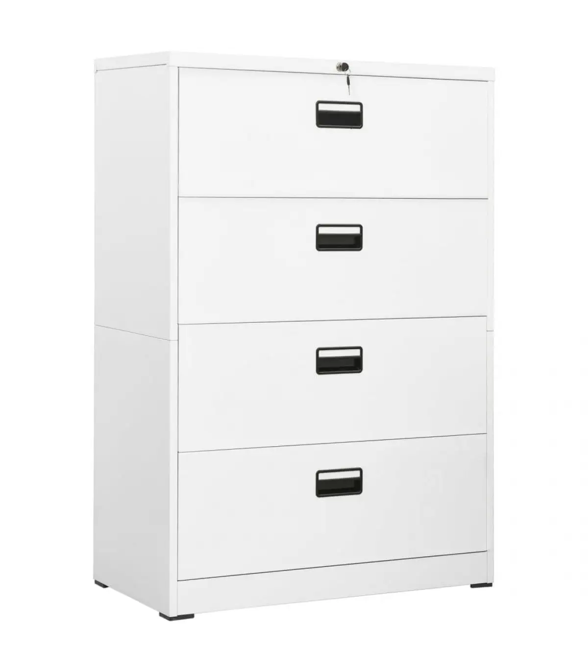 Filing cabinets white steel filing cabinet 90x46x134 cm