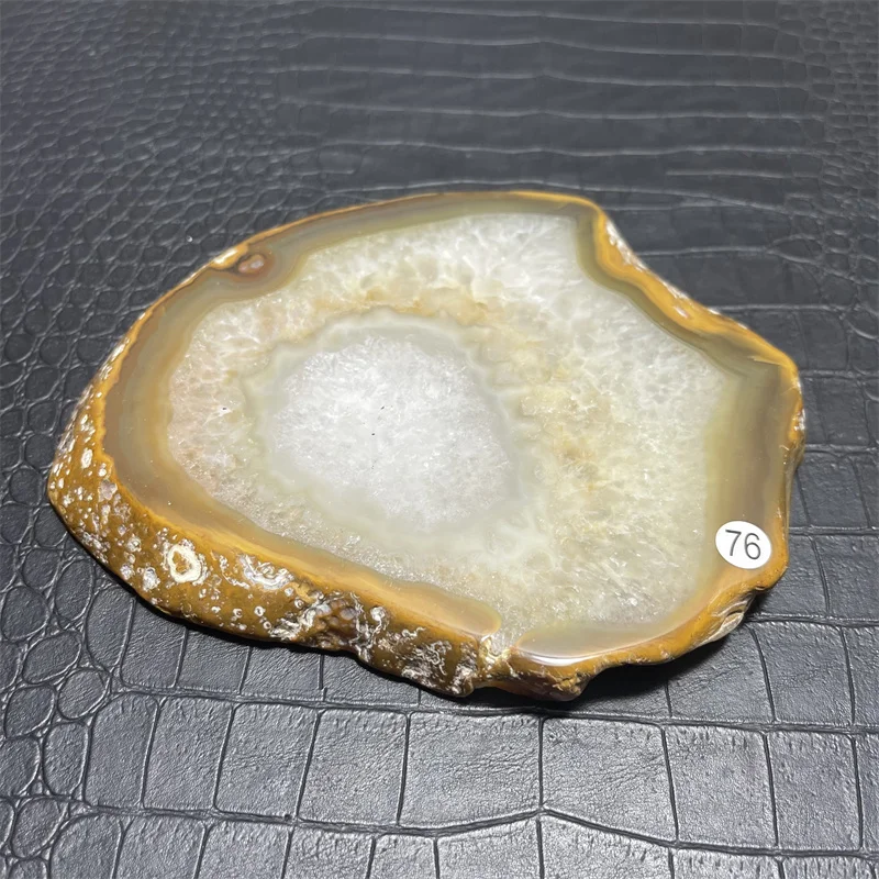 630g Natural Agates Geode Slice Spiritual Meditation Healing Stone For Home Decoration Mineral Gift Coasters Cup Base Druzzy