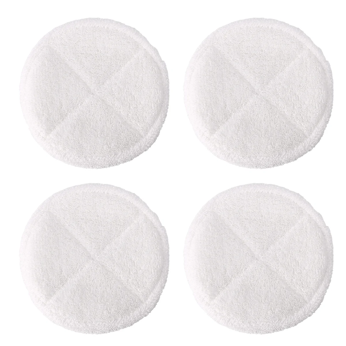 4 Pack Soft Contact Mop Pads Replacement For Bissell Spinwave 2039A 2124 Powered Hard Floor Mop