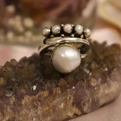 New hot-selling ring women's ring retro exaggerated simple personalized women's ring