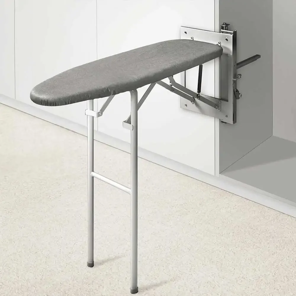 Hidden Ironing Board Wall Mounted Folding Ironing Board With 180 Degree Rotation Cushioning