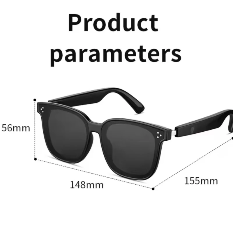 Lunettes audio intelligentes Bluetooth pour écouter de la musique et appeler, pêche, conduite, protection UV 400, lunettes de soleil, charge rapide, téléphone de sauna