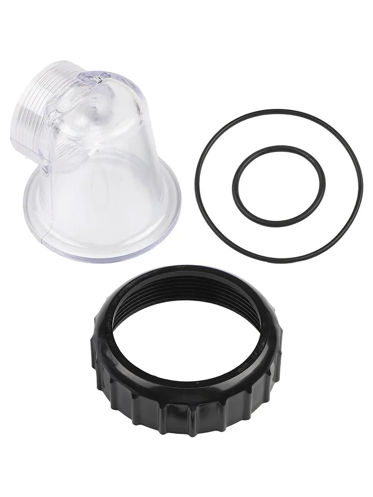 Complete Replacement Kit for SPS50 Circulator Pump Transparent Pre Filter Cover with O Rings and Screw Accessories