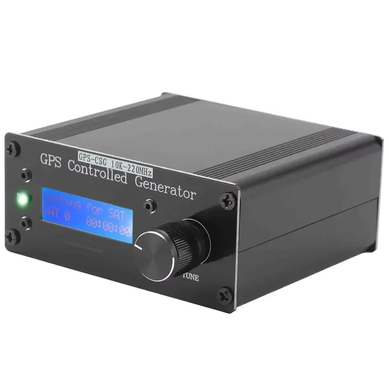 GPS Disciplined Oscillator VFO Adjustable Frequency Reference Source 10 kHz to 220 MHz Precision Timing Generator for Lab