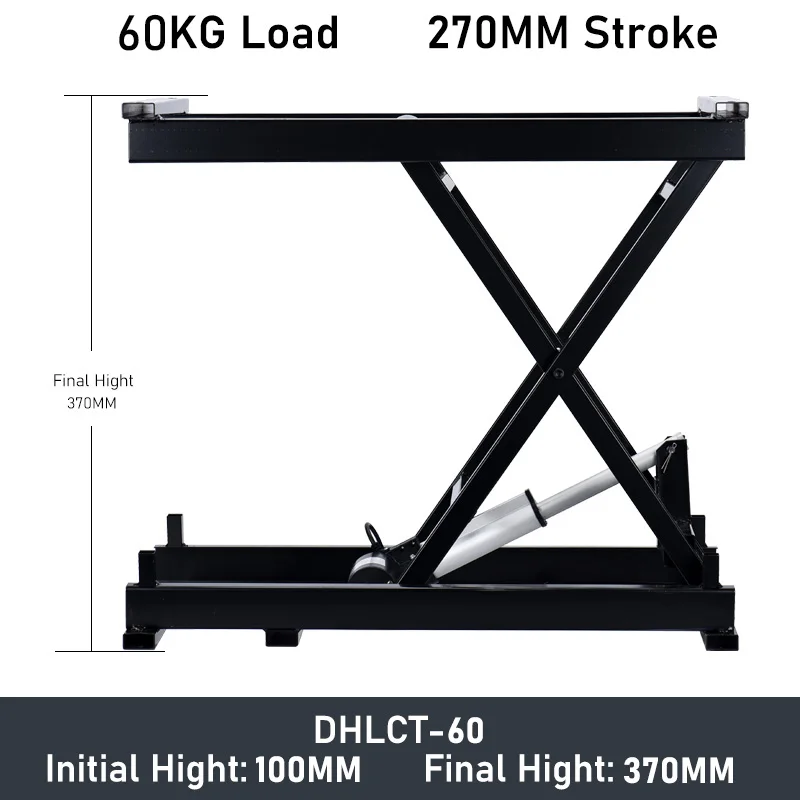 Electric Lifting Platform with WIFI/Hall Controller 60kg/120kg/150kg Load 485mm Stroke Smart Synchronous Table Lifter 24V/12V