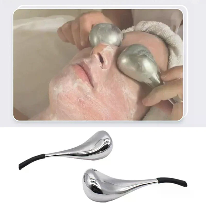 أداة العناية ببشرة الوجه من آيس جلوبز للوجه والعينين من الفولاذ المقاوم للصدأ أعواد التبريد للتجميل للنساء كرات سبا للتبريد