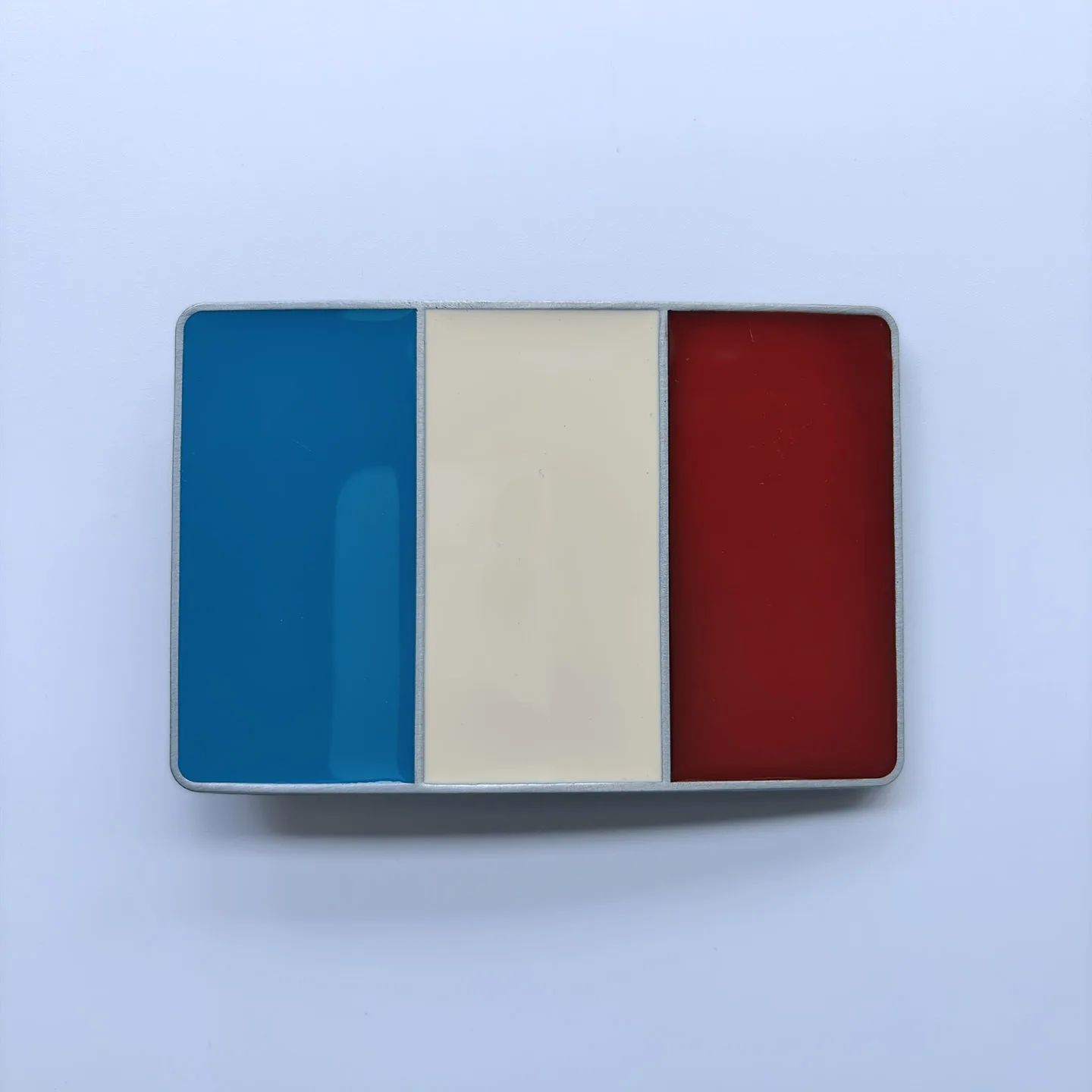 Vintage Enamel France Flag Belt Buckle BUCKLE-FG002