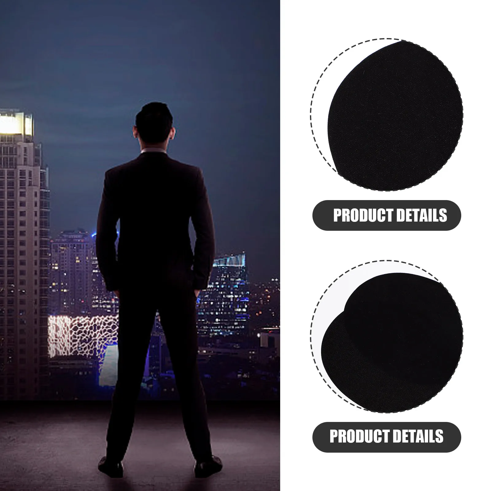 

1 Pair Oval Iron-on Patches Clothes Repair Patches Elbow Knee Sweater Jeans Clothing Applique Decorative Sewing Patch