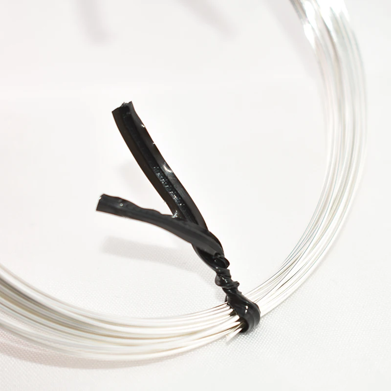 Echter 925 Sterling Silberdraht, ein Meter, 925 Silber Perldraht, Metallfaden, Silberdraht für die Schmuckherstellung, DIY Schmuckzubehör – Detail 12