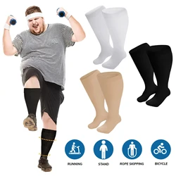 S-4XL Chaussettes de compression médicale 20-30mmhg melon al course randonnée rugby chaussettes de sport varicolesgrossesse gonflement chaussettes d'infirmière