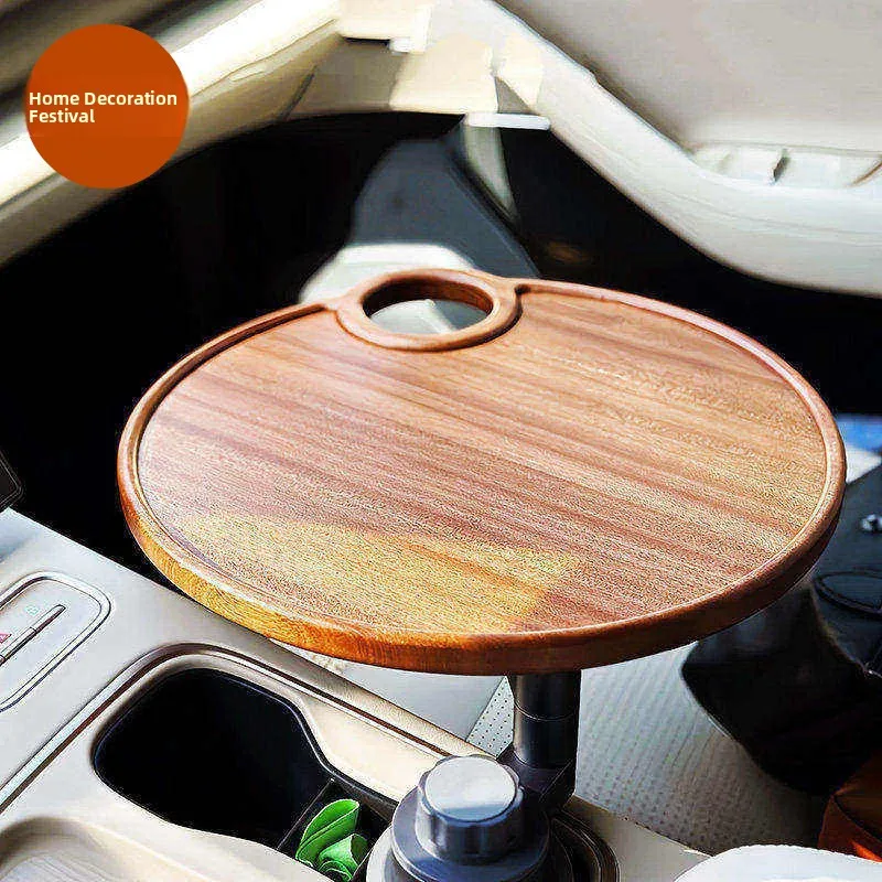 

High-End Car Use Front And Rear Small Table Tea Tray Center Console Co-Driver Floating Ideal Mobile Phone Cup Holder