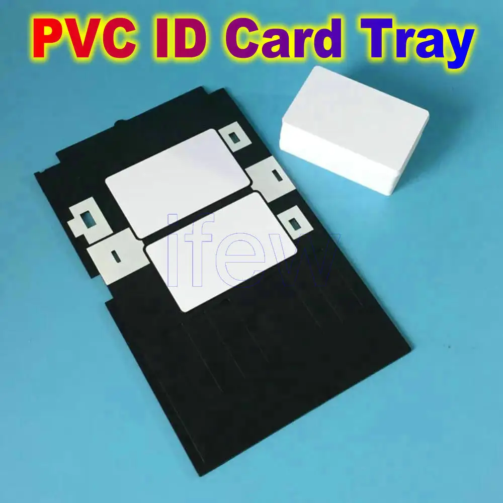 PVC ID Card Trays Printing Cards Tray Plastic Board For Epson L800 L801 L805 L810 L850 TX720 PX660 T60 A50 P50 T50 Card PVC Tray