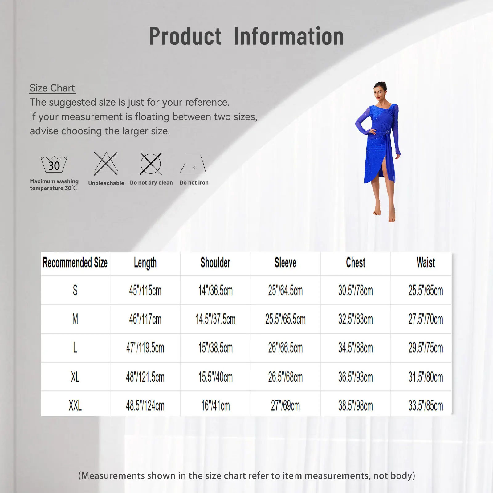 Womens Latin Tango Dance Dress Halter Backless Rhinestoned Ruched Mesh Irregular Hem Leotard Dress for Practice Performance