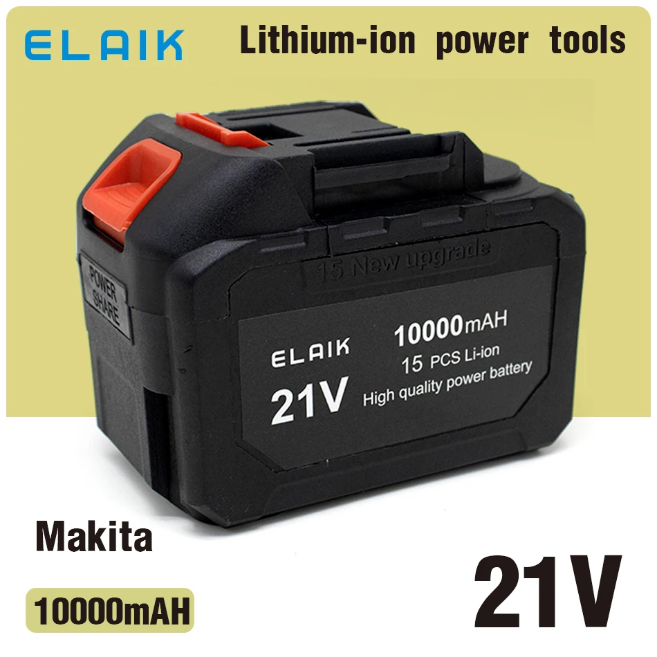 ELAIK 18V21V10A 14A for Makita Power Tools Electric screwdriver High power durable lithium battery charger