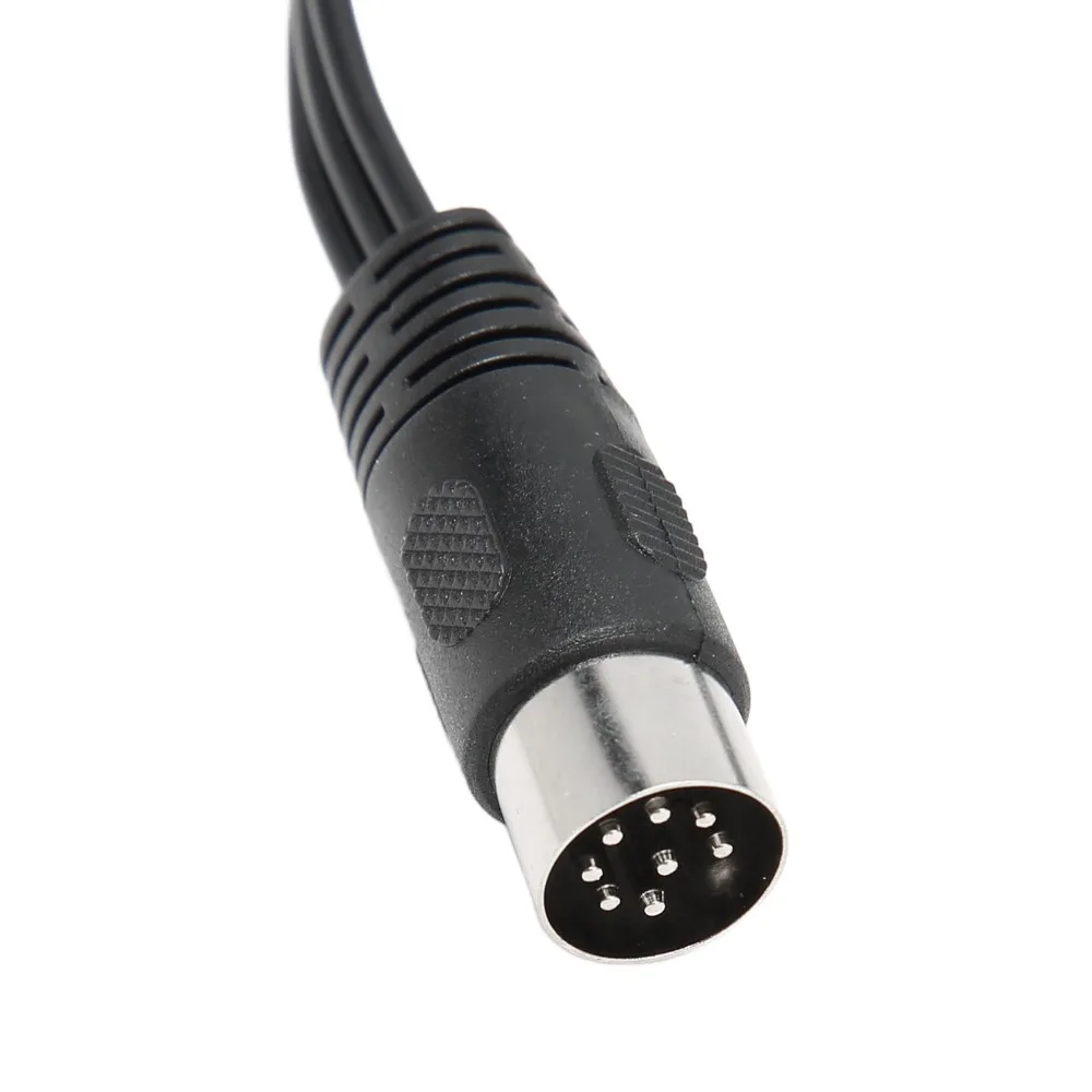 Plug and Play DIN 8 Pin Male to 3RCA Male Cable Flexible 9.8ft Sound Adapter Cable DIN 8 Pin to 3RCA Audio Equipment