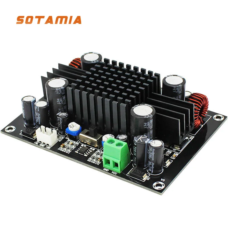 SOTAMIA Amplificador de Subwoofer de 150W TPA3116D2, Amplificador de Potencia Mono Digital para Auto, Amplificador de Audio para Altavoces, Amplificador de Sonido para el Hogar