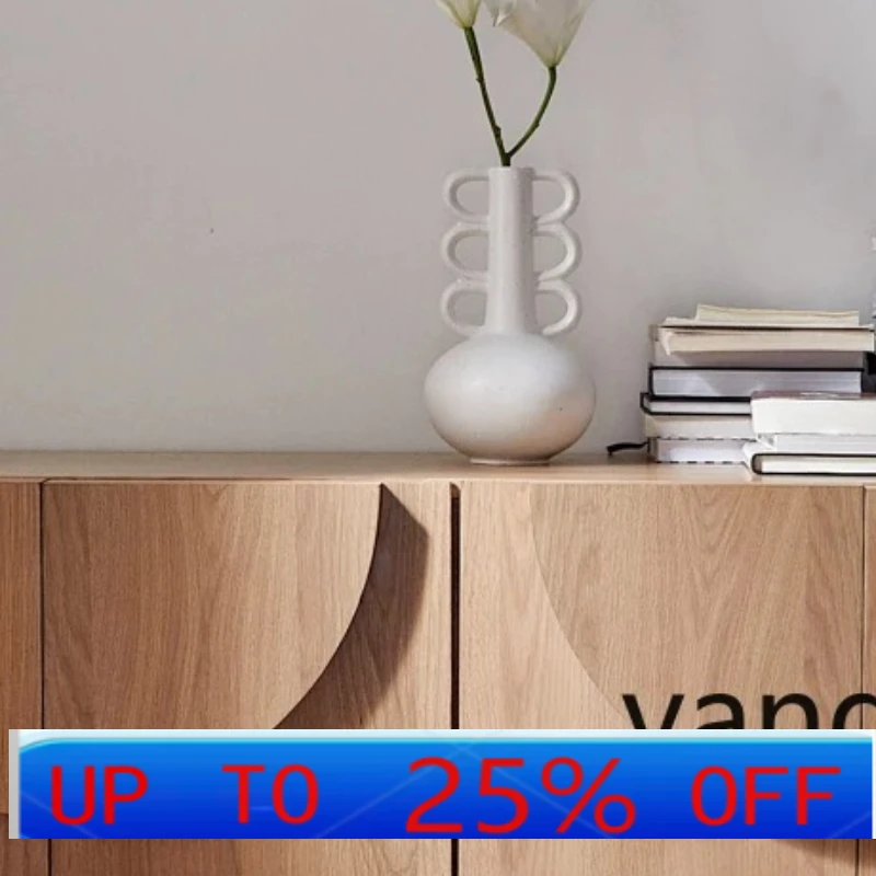 

LHH simple side cabinet modern art entrance foyer decorative locker