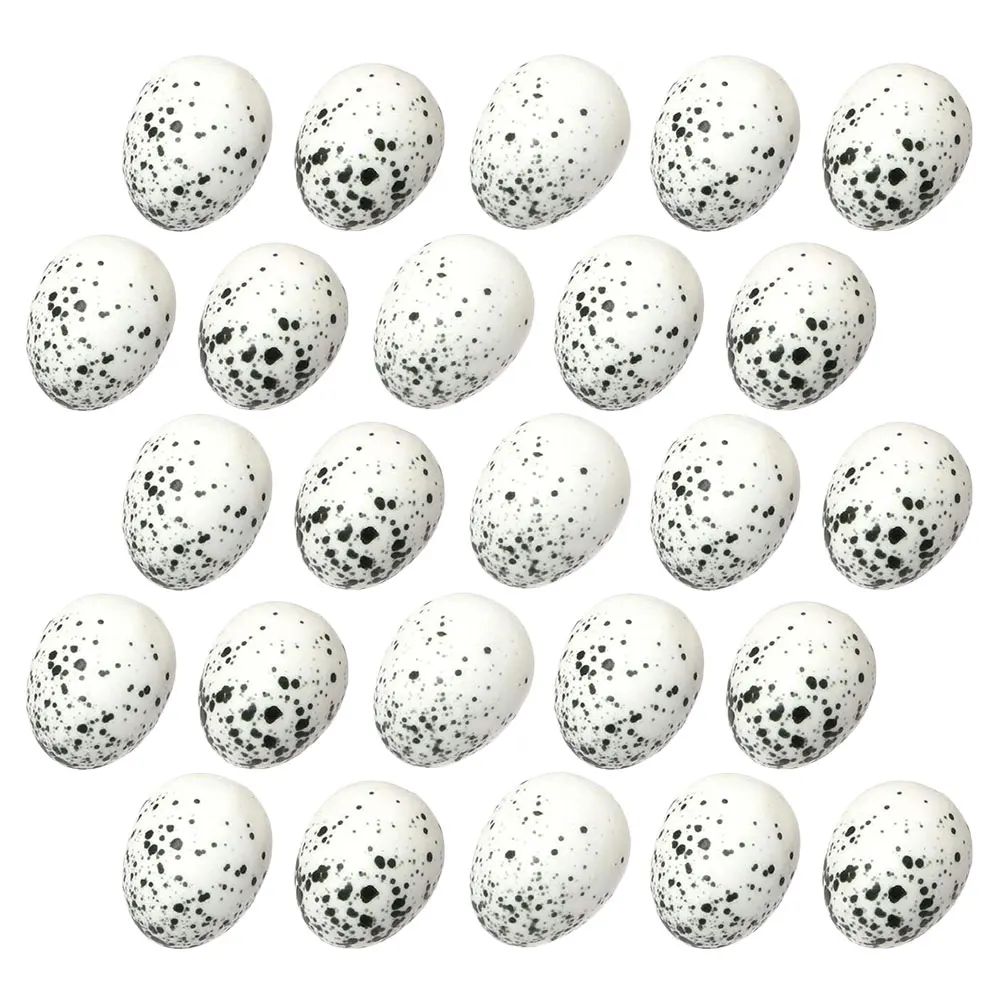 

40 Pcs Simulation Bird Eggs Lightweight Foams DIY Crafts Artificial Egg Home Decor Kids Toys Easter Scene Prop Lifelike EggDecor