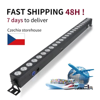 24 x12w rgbw מכונת כביסה קיר הוביל מכונת כביסה קיר אולטרה זווית רחבה dmx שליטה שלב מקצועי מופע dj ציוד דיסקו