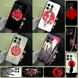 Japan Samurai Ninja Ronin Case For OnePlus 11 8 9 10 Pro 8T 9R 9RT 10T Cover For OnePlus Nord 3 2T CE 2 Lite N10 N20