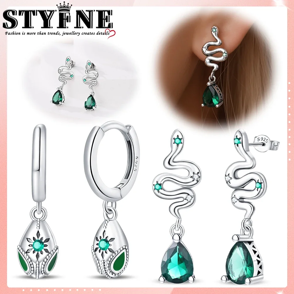 2025 Hot Sale The Year Of The Snake Medusa Drop Earrings For Woman Hoop Earring Trend Classic Party Pendant Jewelry Lucky Gift