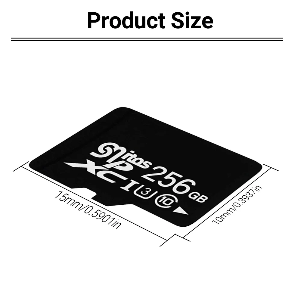 PEGATAH Micro SD XC Card 32GB 64GB 128GB 256GB High Speed TF Memory Card Read for Security Camera Dash Cam Drone Action Cam