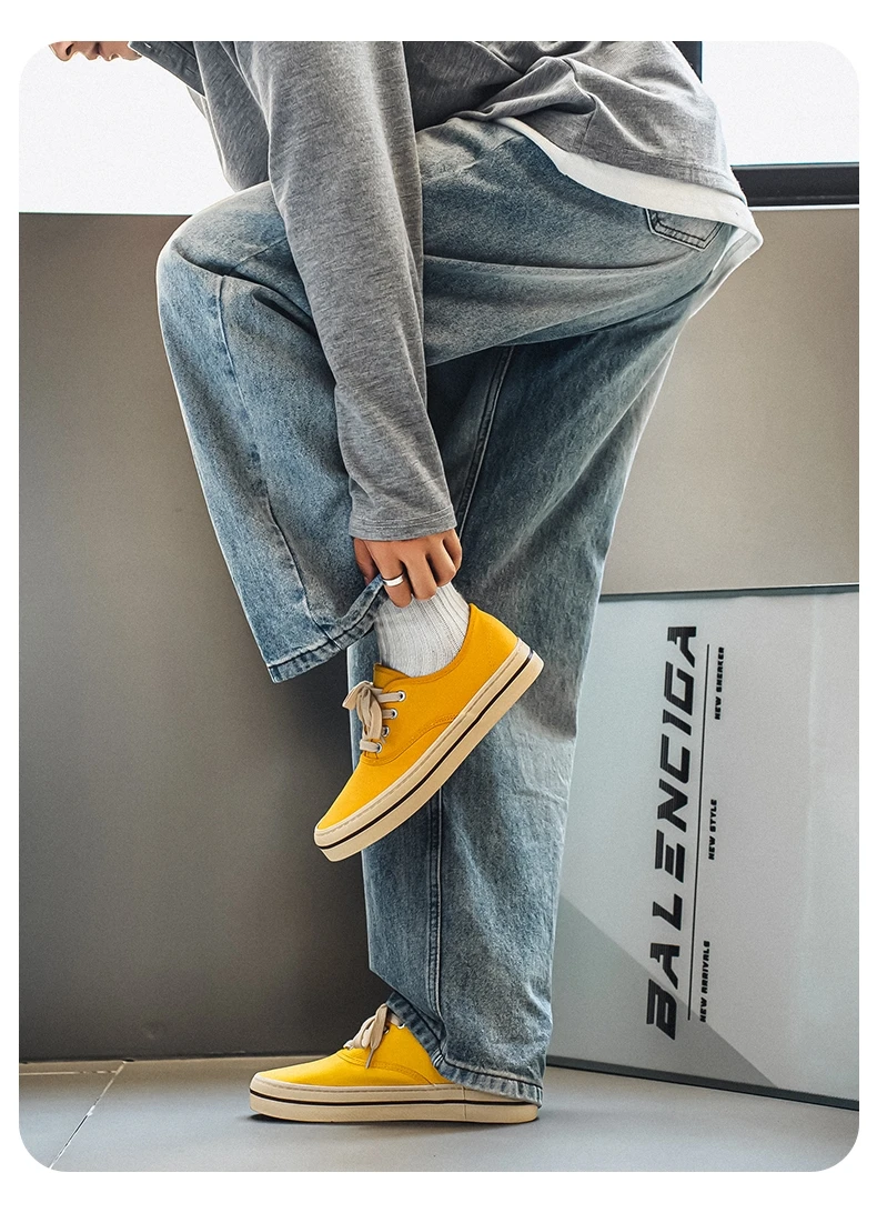 Sommer-Herren-Segeltuchschuhe, bequeme, atmungsaktive, lässige Turnschuhe, modische, niedrig geschnittene Designer-Schuhe für Herren, Vulkanisationsschuhe – Detail 23