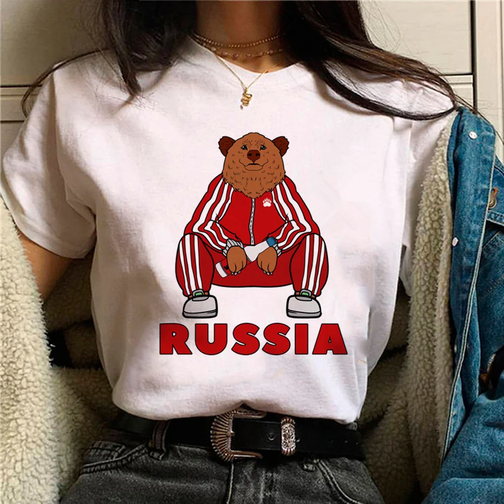 

Army Russia Tee women summer top female comic designer clothes