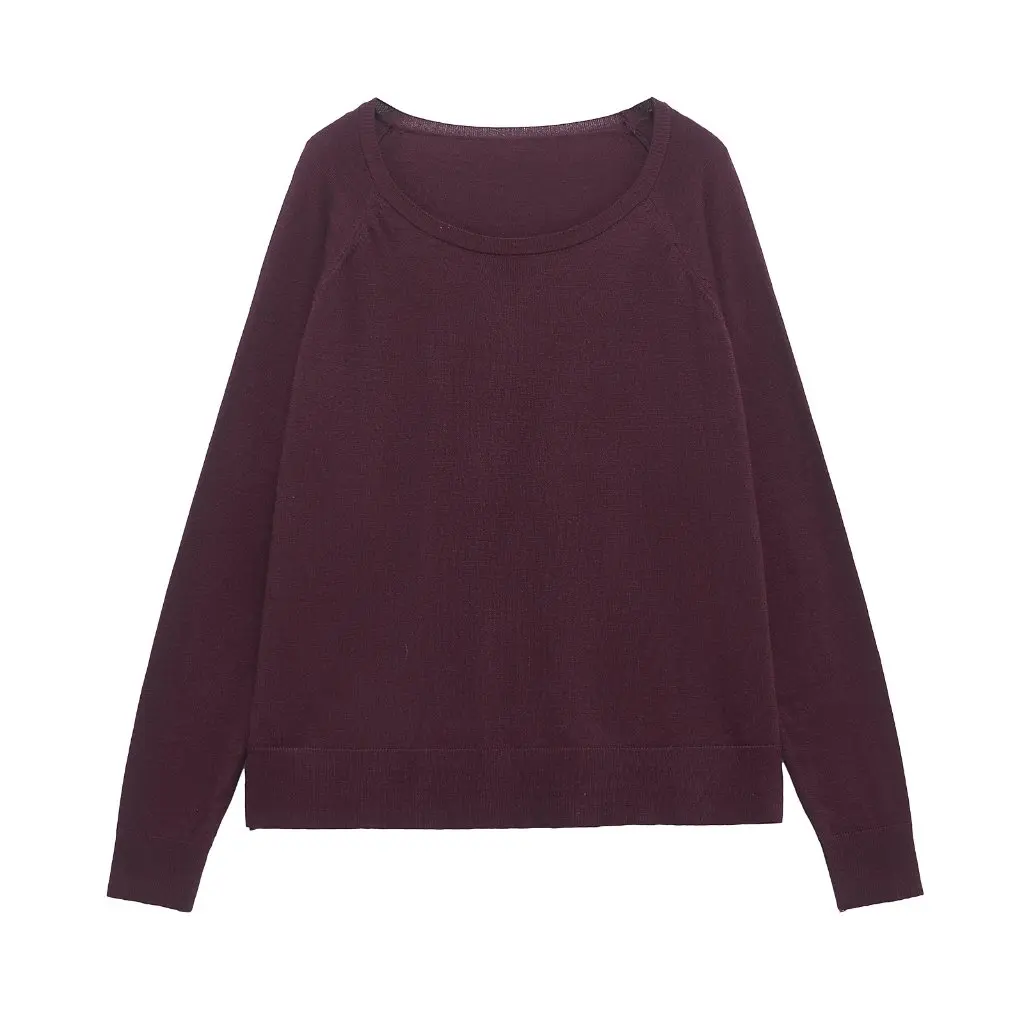 

Women's Spring Fine Needle Sweater Multi-Color Basic Style New Arrivals G82621 for European And American Markets