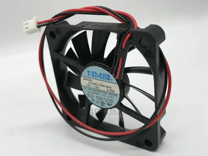 Freight free original NMB 6010 2404kl-04w-b40 12V 0.25A 6cm 60*10mm ultra thin cooling fan