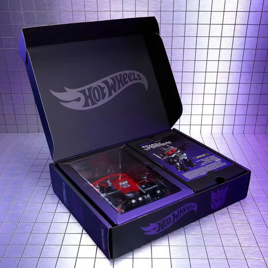 재고 있음 오리지널 핫휠 RLC 트랜스포머 네미시스 프라임 G1 코브랜드 다크 컬러 스킴 듀얼 폼 1/64 스케일 합금 모델