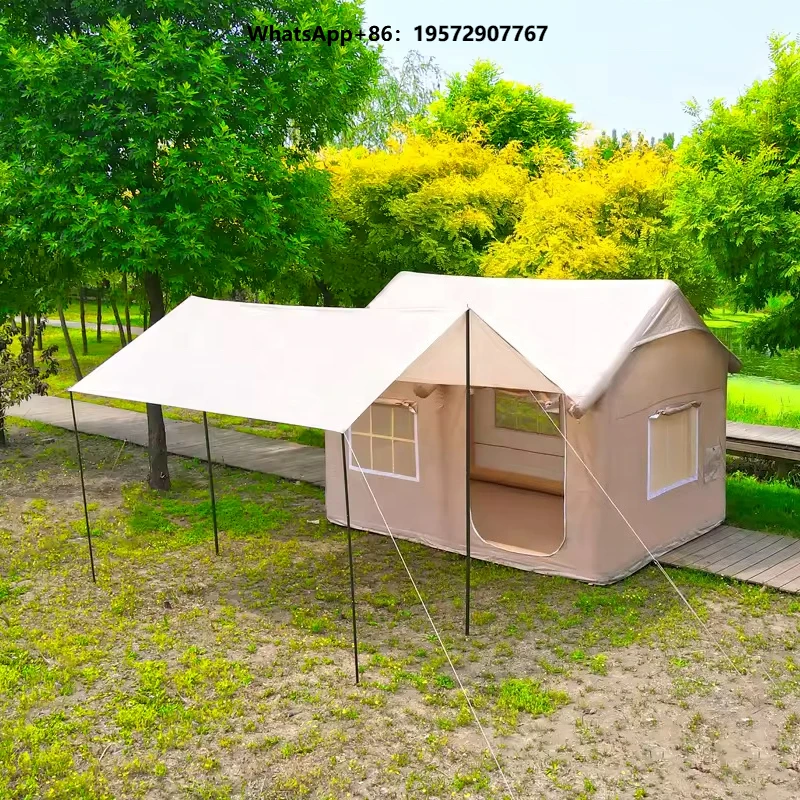 High Quality Portable Inflatable Awning Tent Waterproof Air Tent Outdoor Quick Setup UV-Resistant Durable