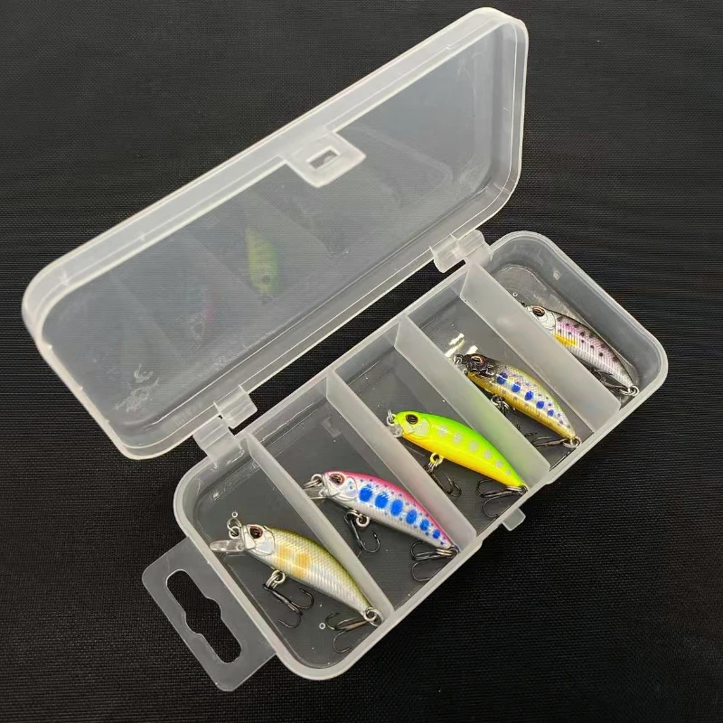 

EASYFISH 5pcs/boxed De Pesca Minnow Fishing Lures Kit 38mm/3.2G Sinking Set of Wobblers Crankbait Swimbait Artificial Hard Bait