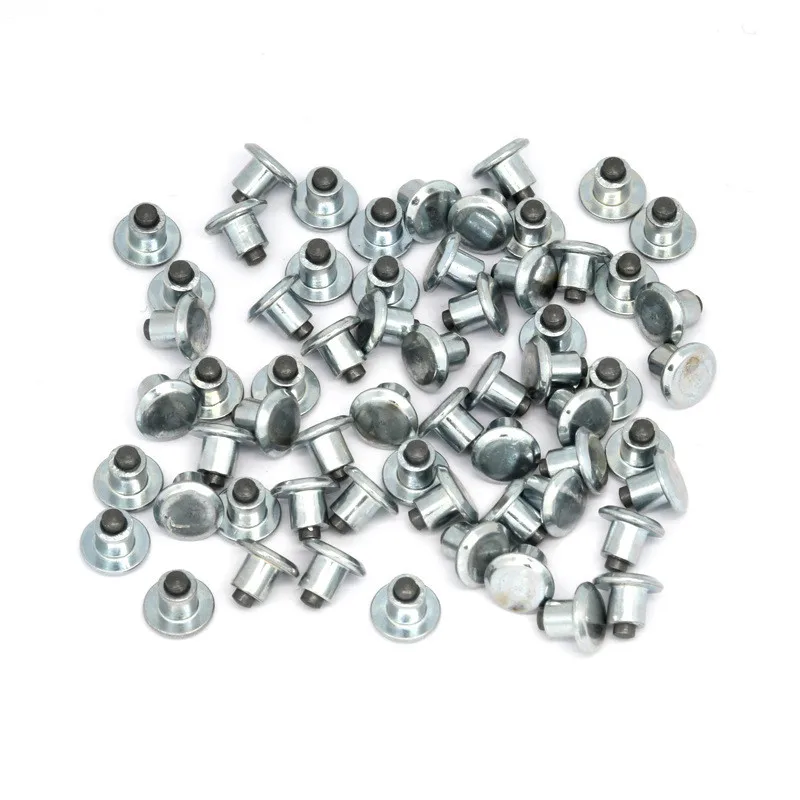 100pcs 6.5*5.7mm Wheel Tyre Stud Screws Snow Tire Spikes For Bike Motorcycle ATV Shoes