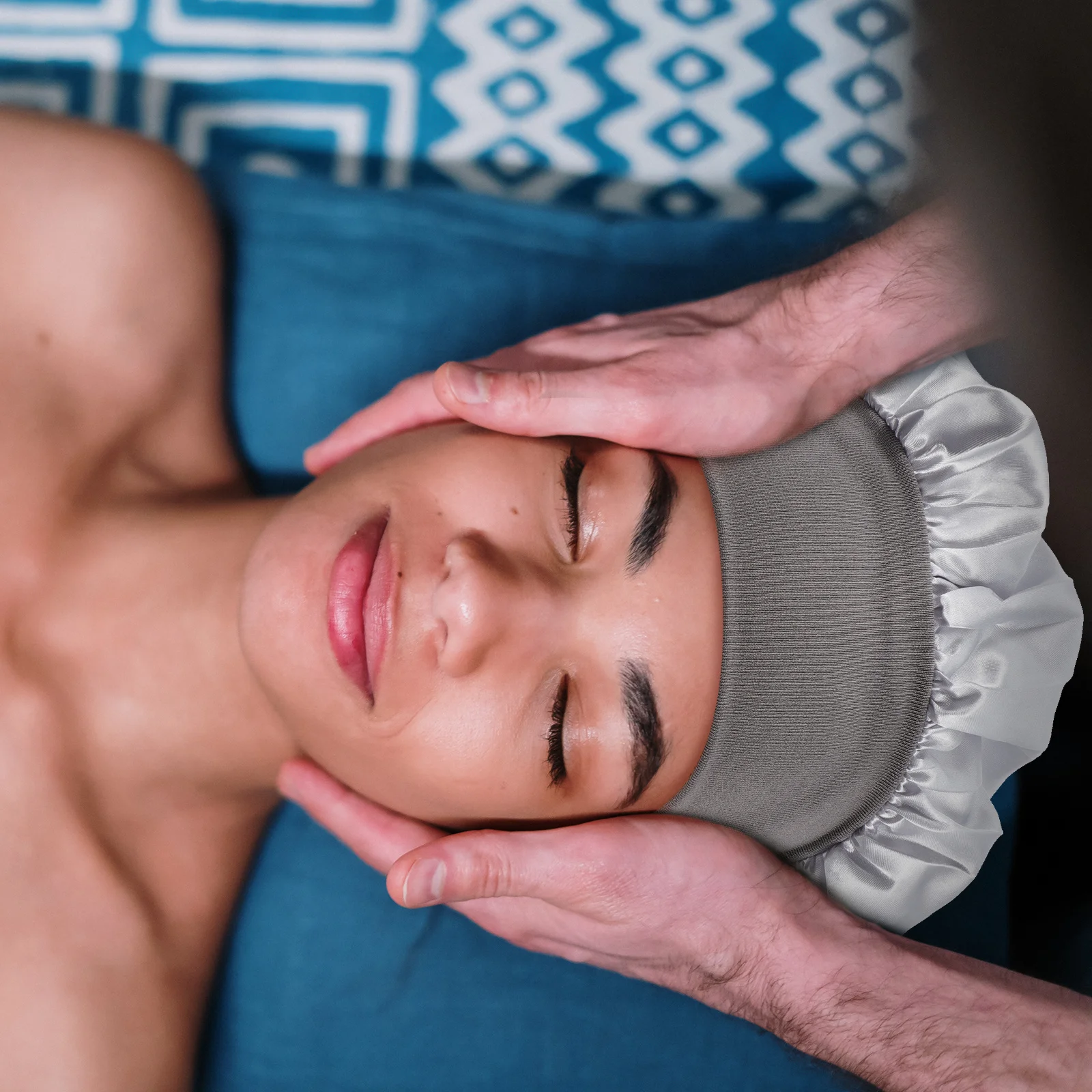 

Высокоэластичная шапочка для волос, женская ночной шапочка с широкими боками, эластичный чехол для головы для ухода за волосами, шапочка для сна, эластичный головной убор