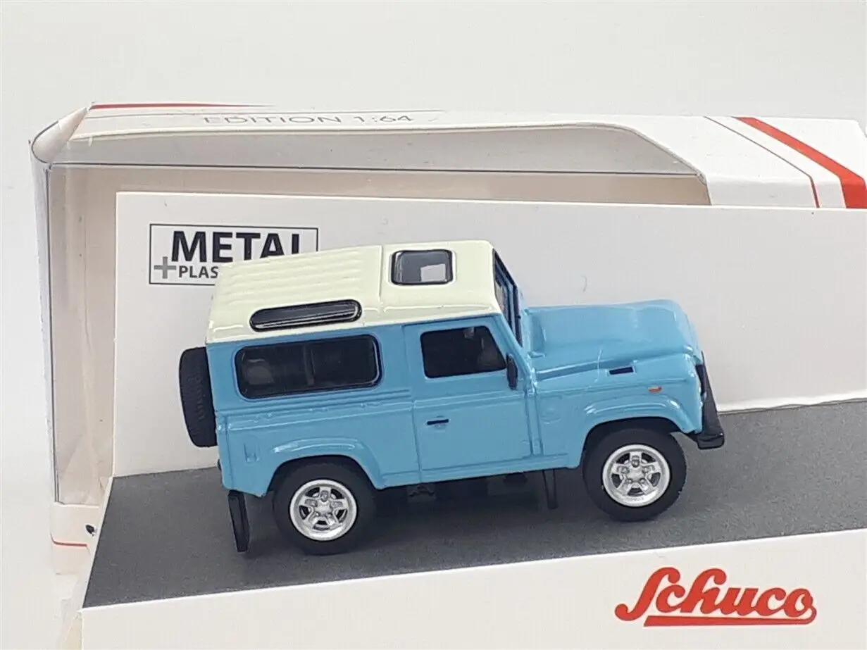 Defender Light Blue - 1/64 - SCHUCO DieCast Model Car Collection Limited Edition Hobby Toys