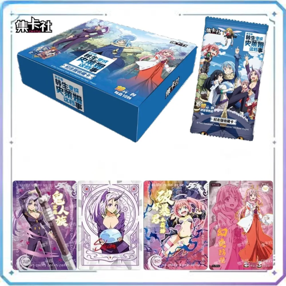 Card.fun about My Rebirth As Slime Card Album Animation Commemorative Edition Peripheral Collection Card Games Toy Festival Gift