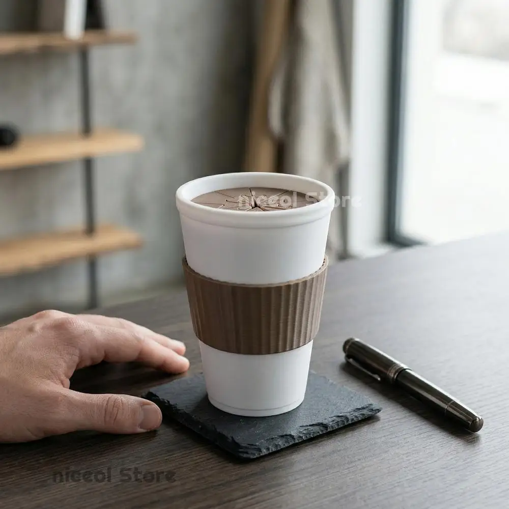 

3D Printed Realistic Coffee Cup Sensory Toy Funny Desktop Ornament Sensory Fidget Toys for Improving Focus & Easing Tension