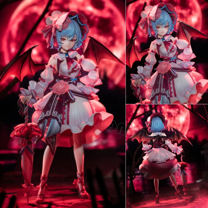 Figura de Anime de 28 cm de Remilia Scarlet del Proyecto Touhou, Muñeca de Acción de Kirisame Marisa/Sakuya Izayoi/Flandre Scarlet