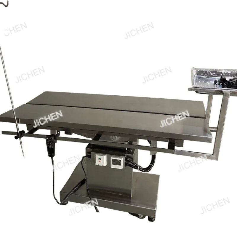 

JC Professional Supplier DMVT02 Electric Animal Operating Table Veterinary Stainless Steel Bed for Sale