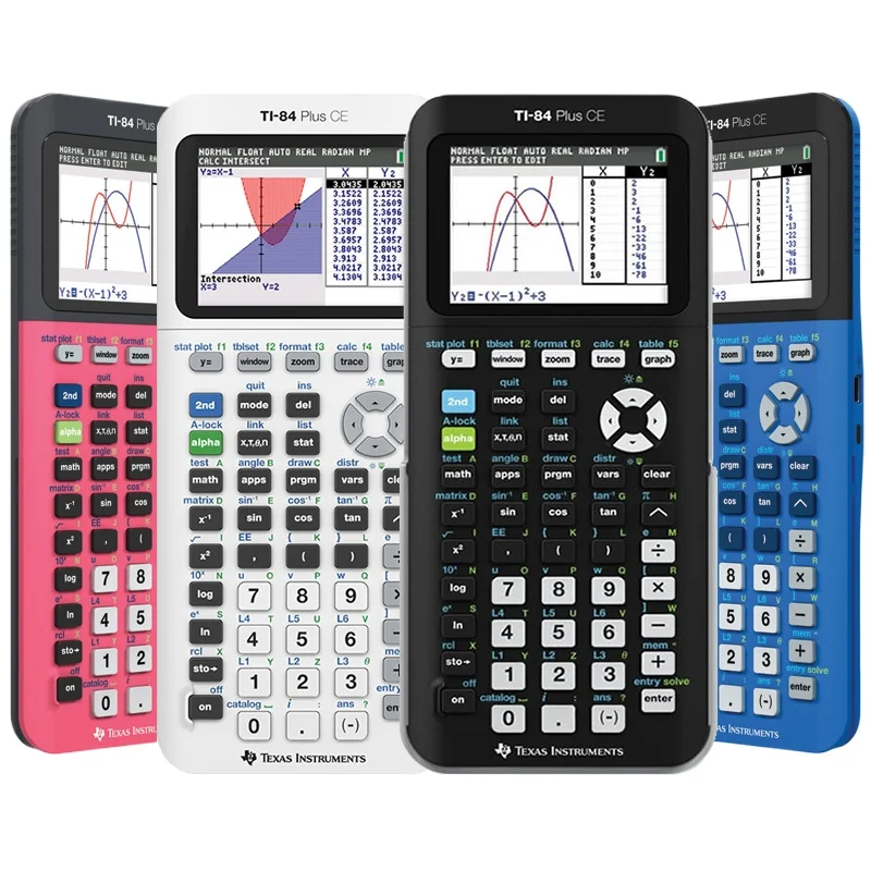 Instruments TI-84 Plus Ce calcolatrice di programmazione grafica con schermo a colori 84ce Sat/AP Exam Computer