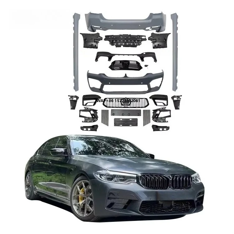 

G30 Upgrade G30 G38 LCI M5 PP Material Body Kit Front Bumper Lip Rear Diffuser Side Skirts Spoiler for Body Kit Car Bumper