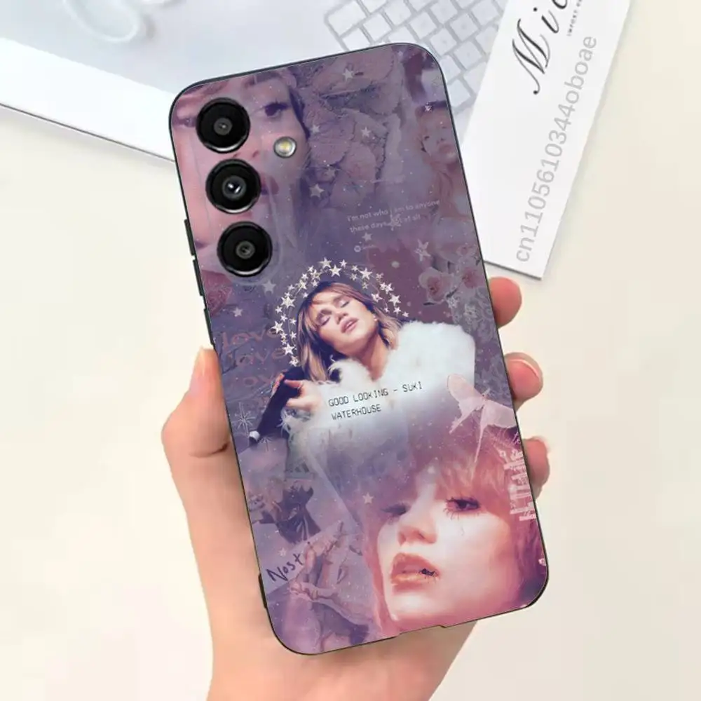 S-Suki W-Waterhouse Phone Case For Samsung S25,24,21,22,23,20,S30,Ultra,Plus,Fe,Lite,Note,5G Black Cover