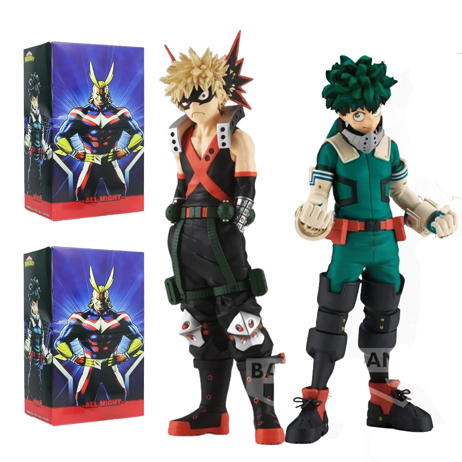 18cm Boku no Hero Academia Anime-Figur All Might Actionfigur Midoriya Izuku/Bakugo Katsuki Figurine PVC Sammlermodell Spielzeug