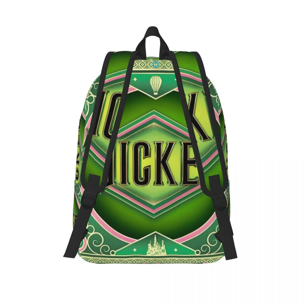 Custom W-Wickeds เพลงโลโก้กระเป๋าเป้สะพายหลังผ้าใบสําหรับผู้หญิงผู้ชายนักเรียนโรงเรียน Bookbag เหมาะกับแล็ปท็อปขนาด 15 นิ้ว Punk เพลงกระเป๋า