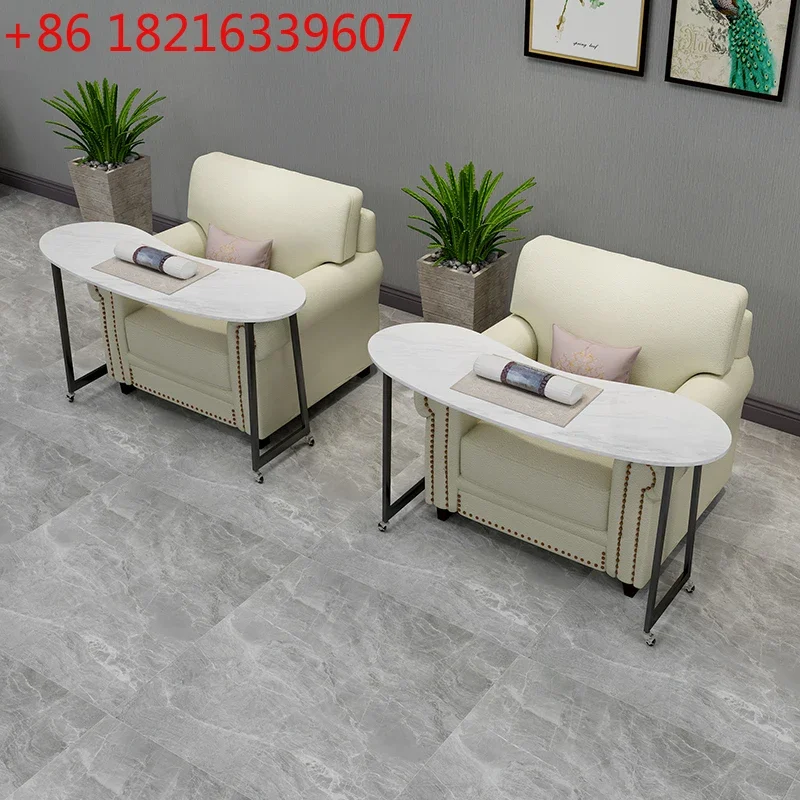TAO Portable Mobile Nail Desk Modern Minimalist Premium Unique Nail Desk Glamour Italian Table Manucure Nail  Furniture